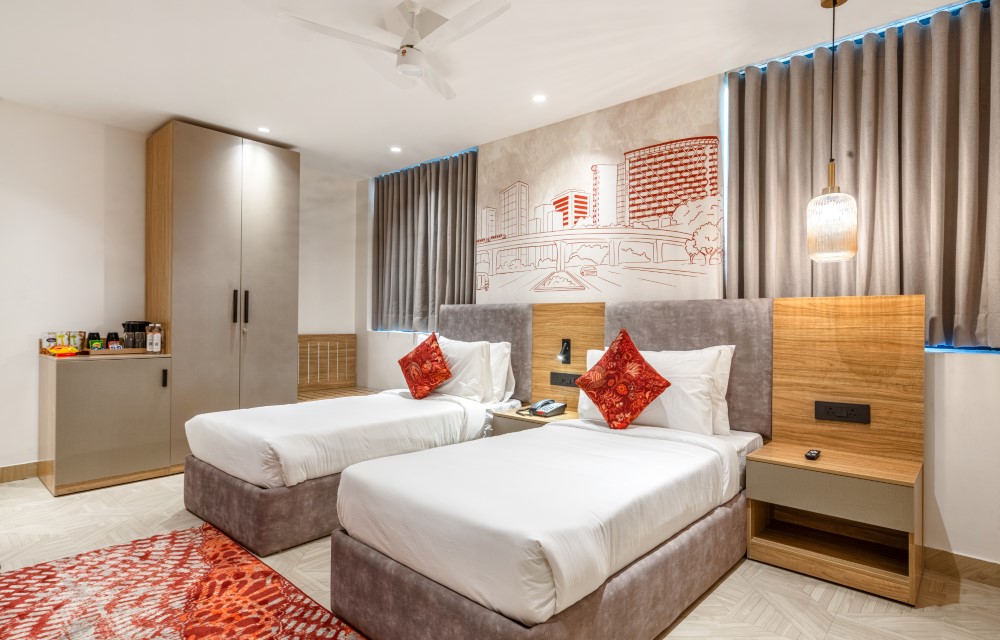 Luxury Suite With Twin Bed Rooms